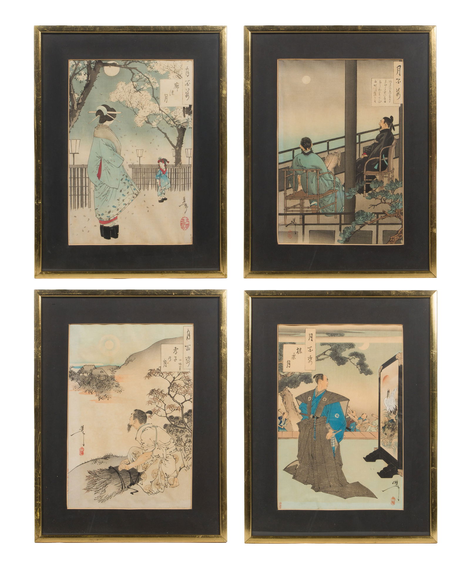 Tsukioka Yoshitoshi (Japanese, 1839-1892) Woodblock Print Assortment (1 of 1)