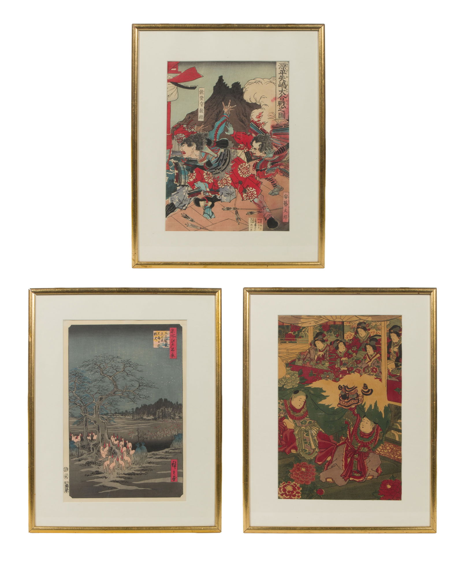 Japanese Woodblock Print Assortment (1 of 1)