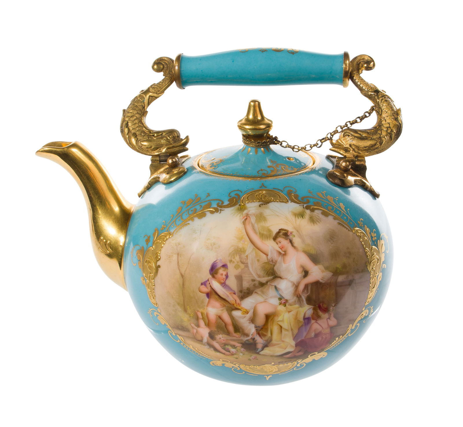 Royal Vienna Porcelain Teapot (1 of 3)