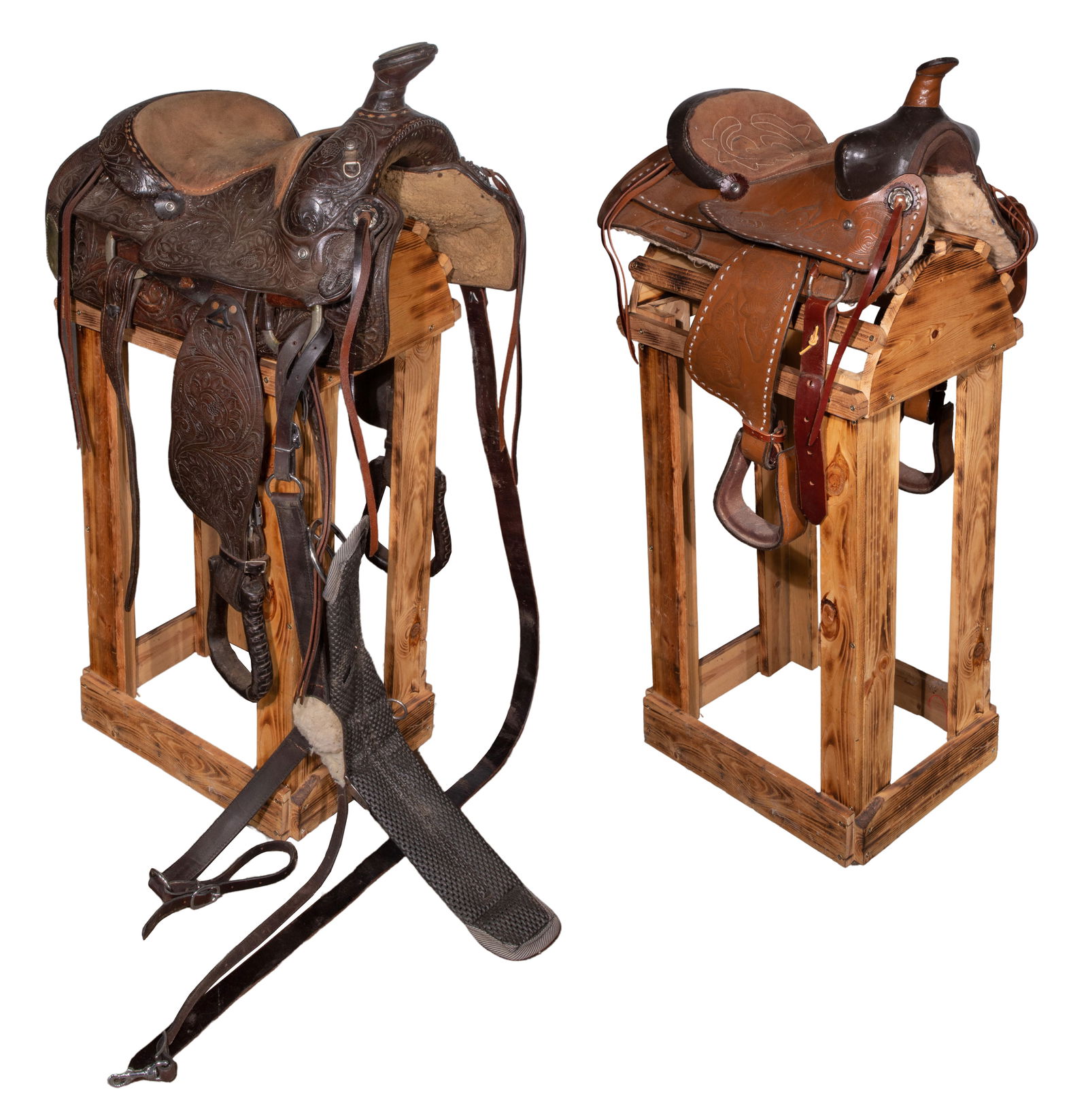 Western Leather Saddles (1 of 8)