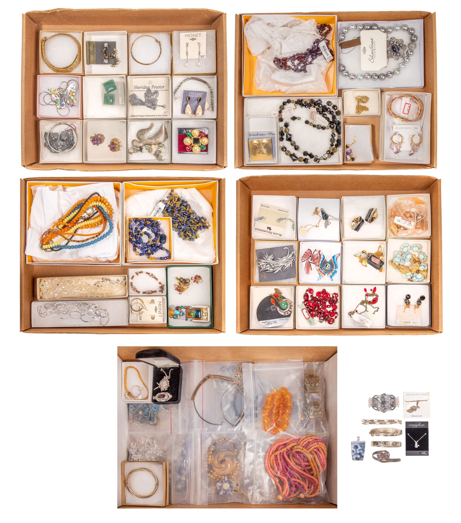 Sterling Silver and Costume Jewelry Assortment (1 of 7)