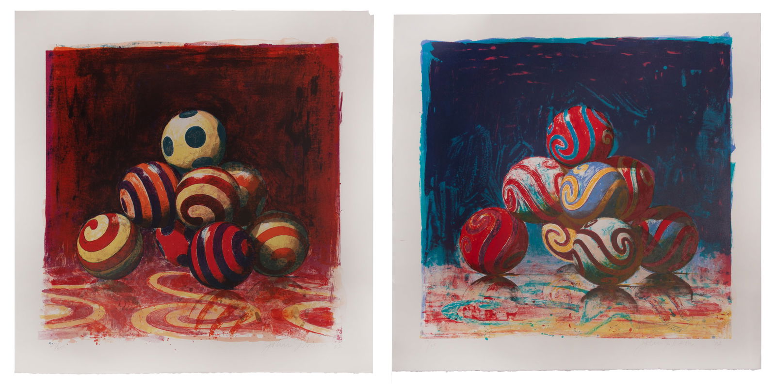 John Gibson (American, b.1958) 'Chicago' and 'Wabash' Color Lithographs (1 of 8)