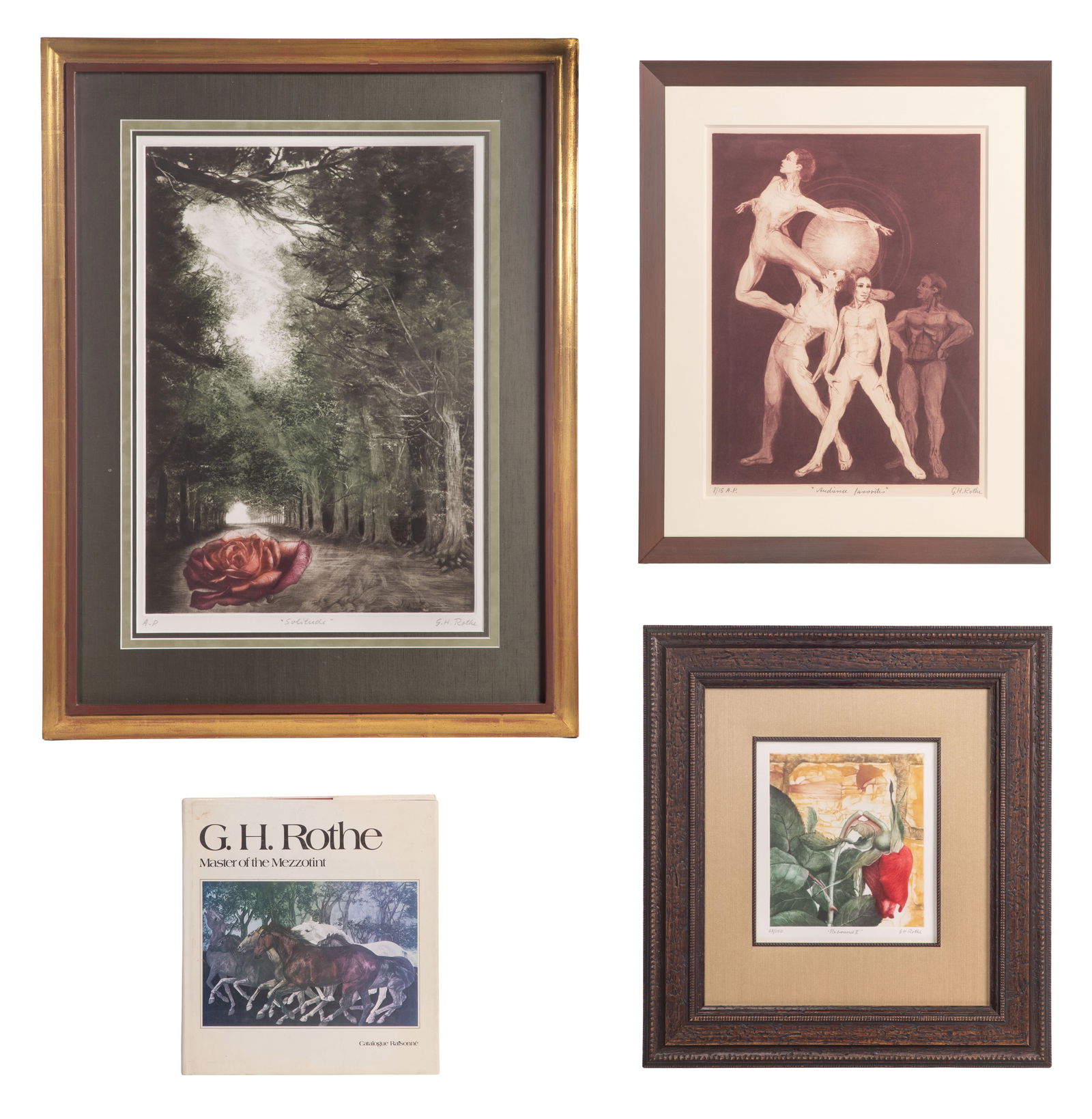 Gatja H. Rothe (German / American, 1935-2007) Mezzotint Assortment (1 of 10)