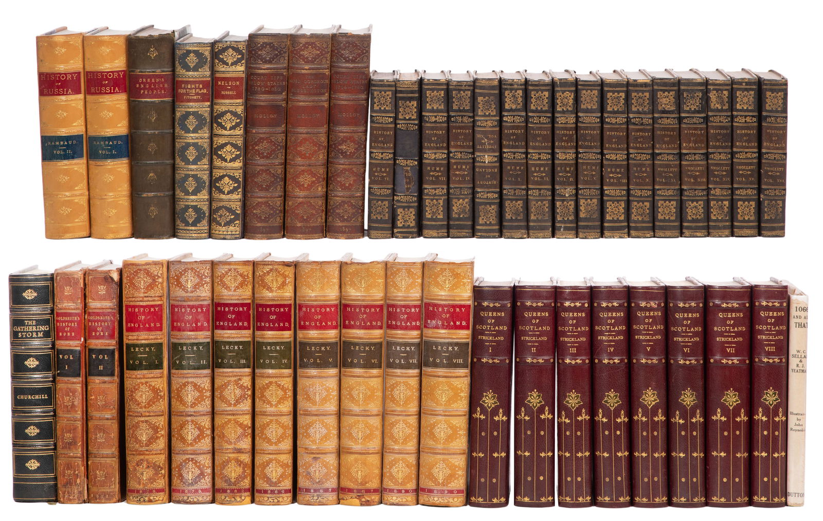 Fine Binding History Book Assortment (1 of 3)
