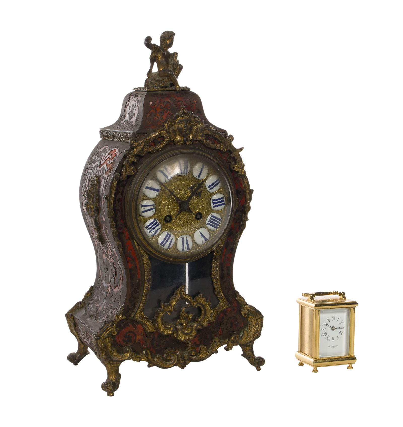 Samuel Marti French Boulle Mantel Clock (1 of 3)
