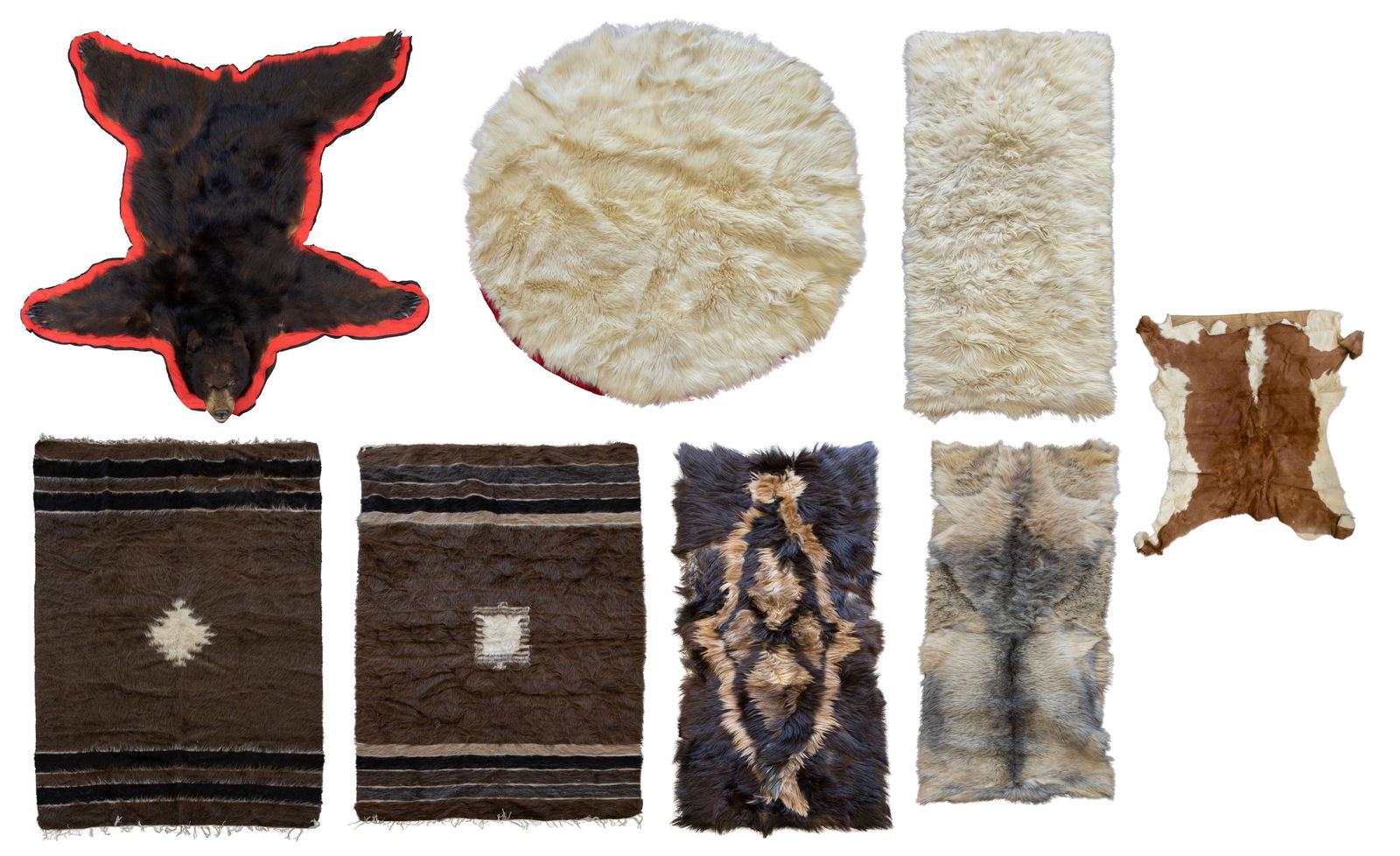 Animal Pelt Rug Assortment (1 of 11)