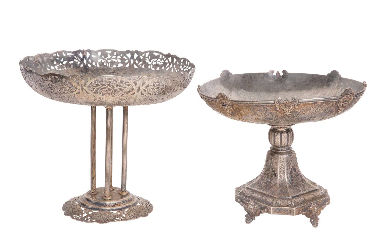 Persian Silver Compotes (1 of 3)