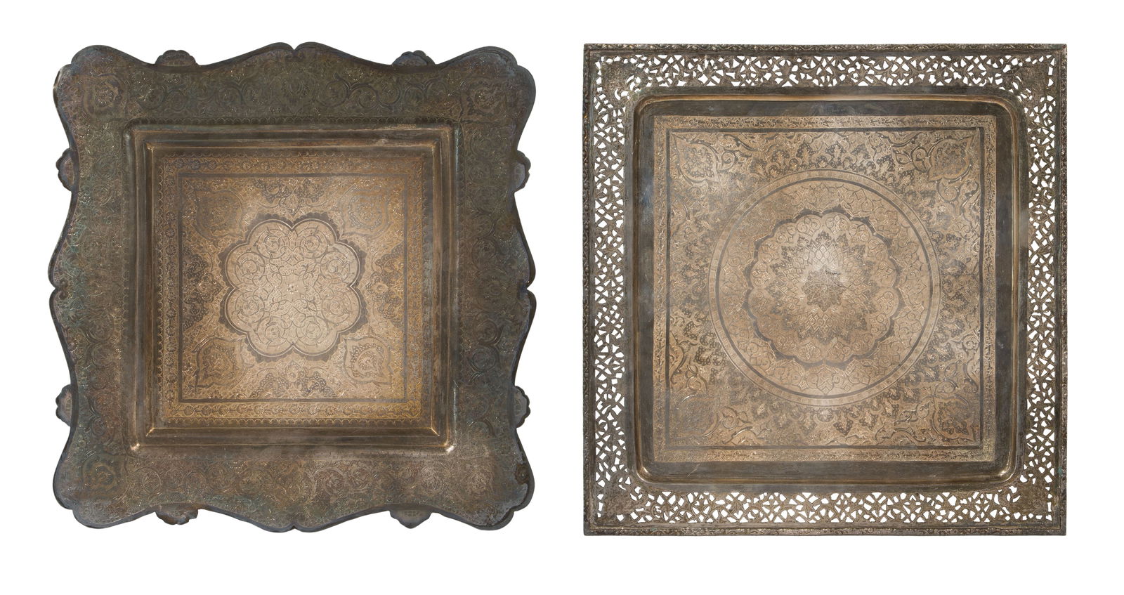 Persian Silver Trays (1 of 2)