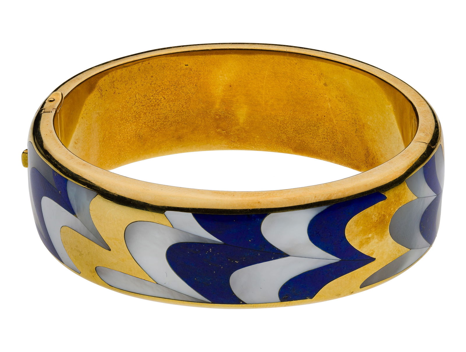 Angela Cummings for Tiffany & Co 18k Yellow Gold Hinged Bracelet (1 of 5)