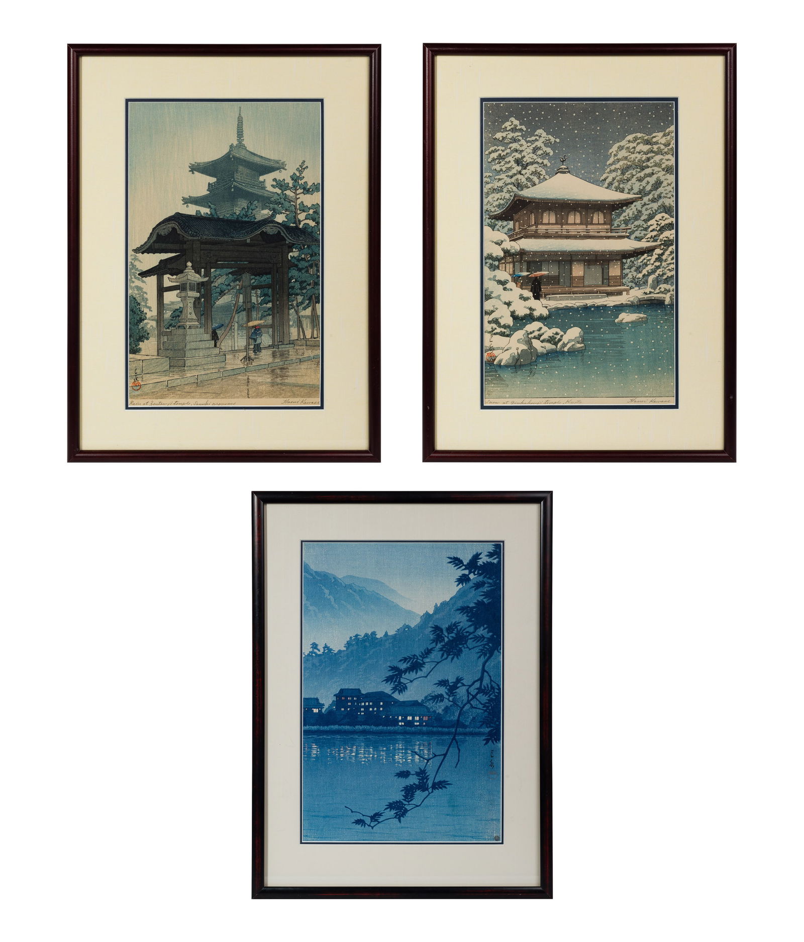 Kawase Hasui (Japanese, 1883-1957) Woodblock Prints (1 of 10)