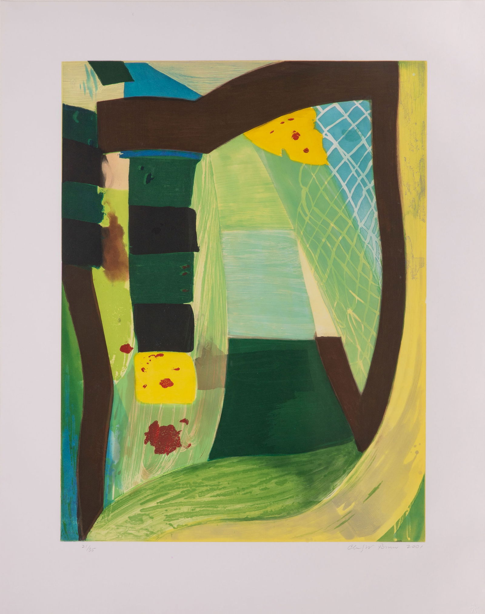 Christopher Brown (American, b.1951) Lithograph (1 of 8)