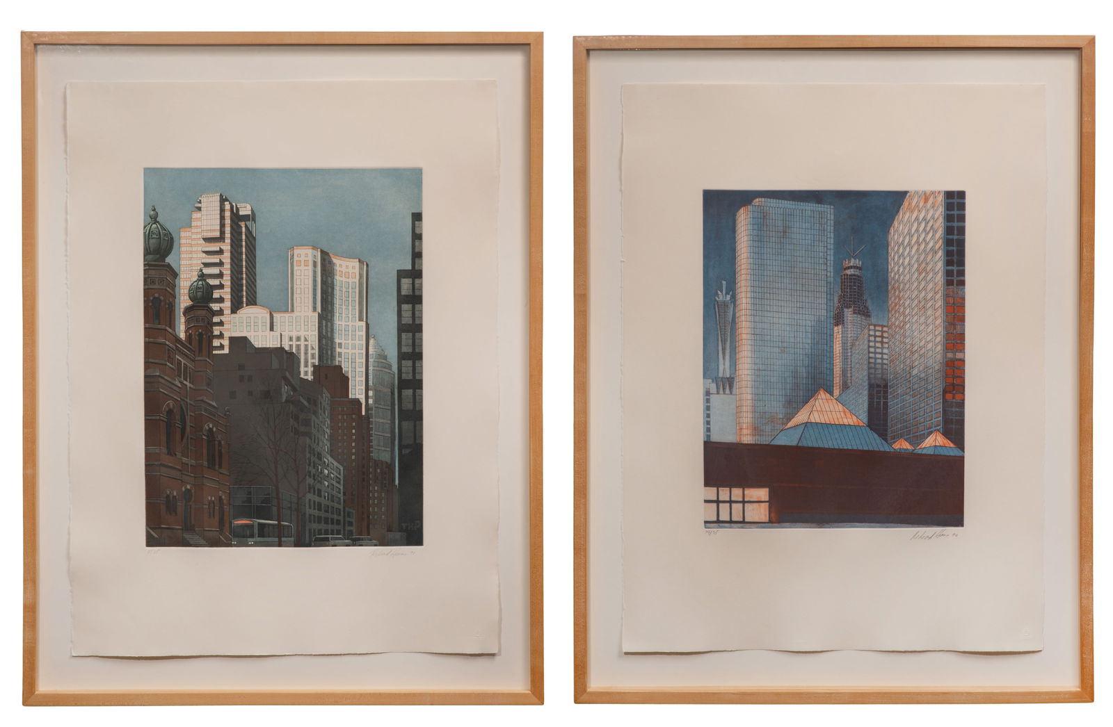 Richard Haas (American, b.1936) Etchings (1 of 5)