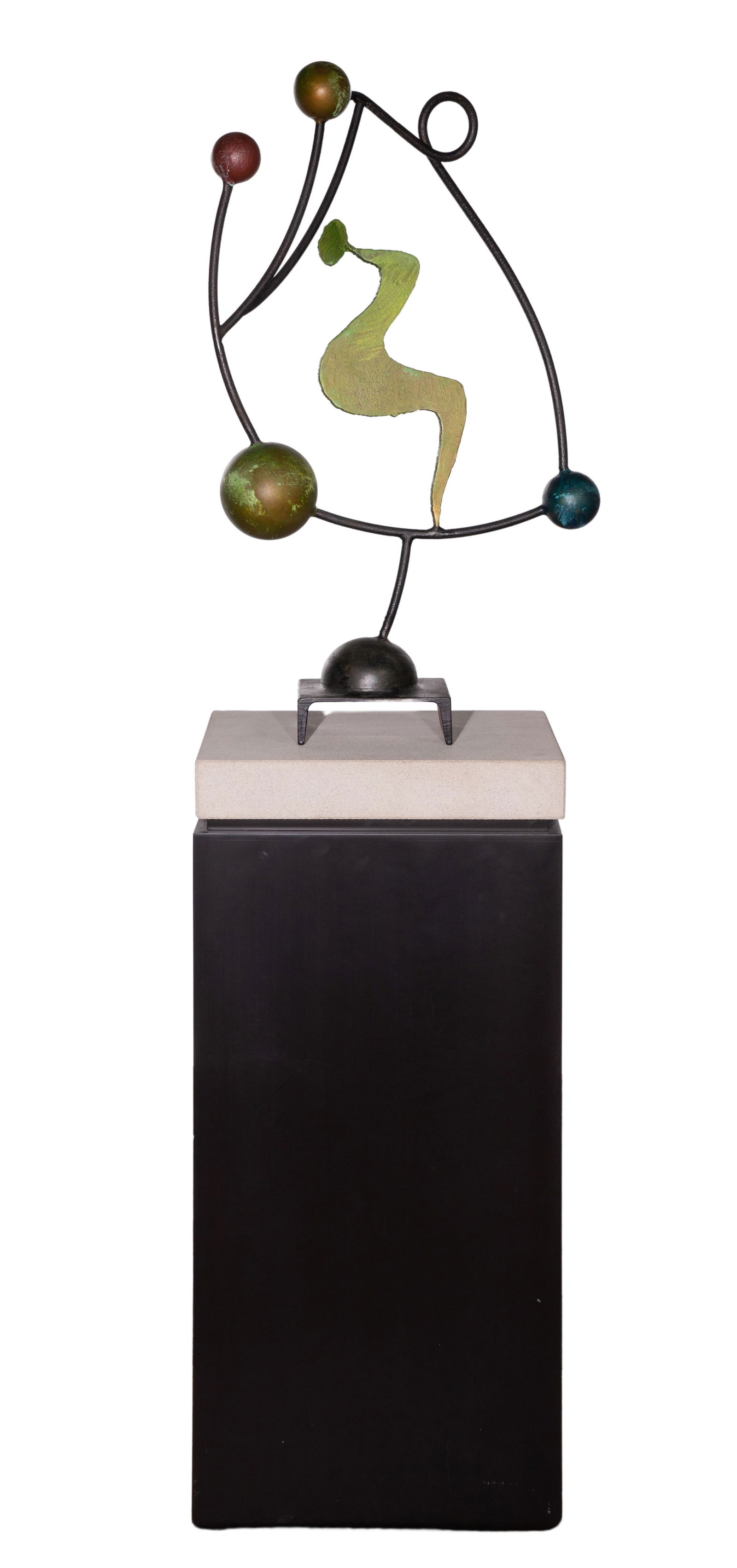 Charles Hewitt (American, b.1946) 'Aztec' Mixed Metal Sculpture (1 of 3)