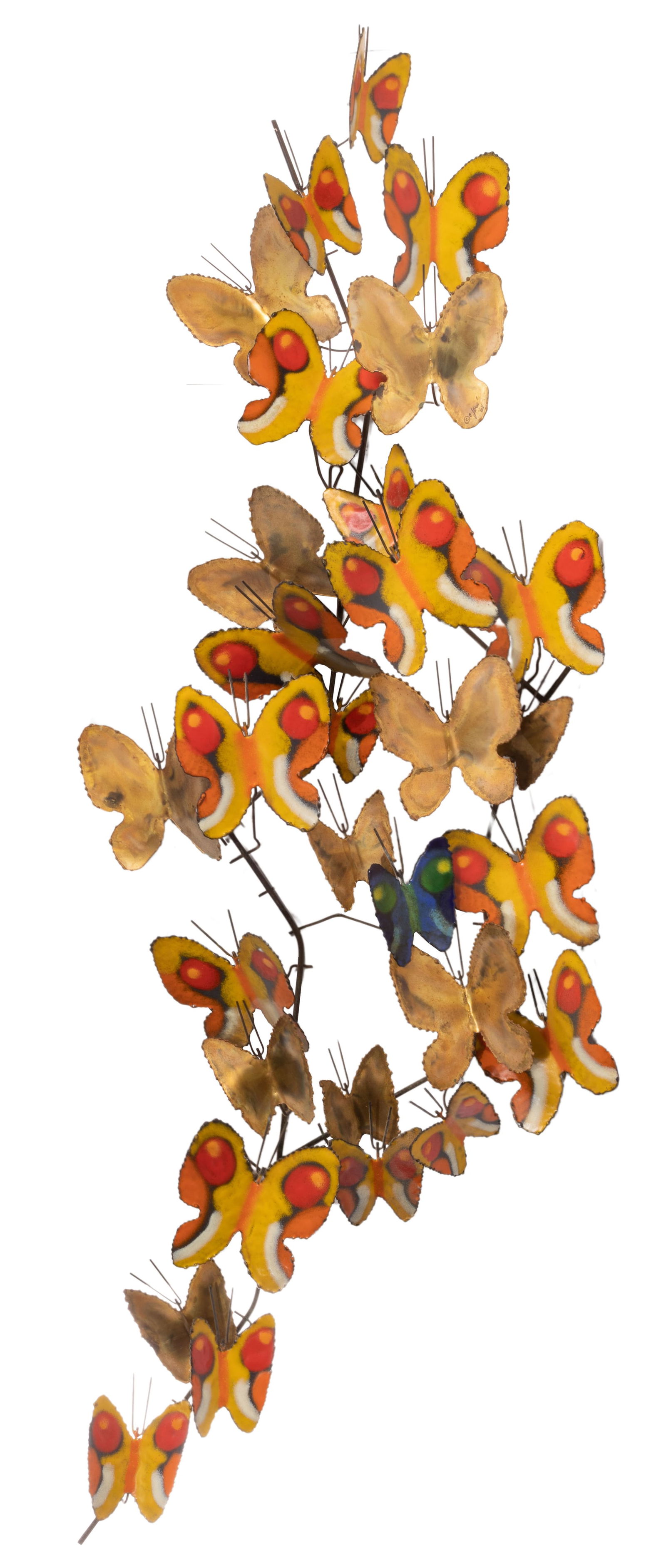 Curtis Jere (20th Century) Metal Wall Hanging (1 of 2)