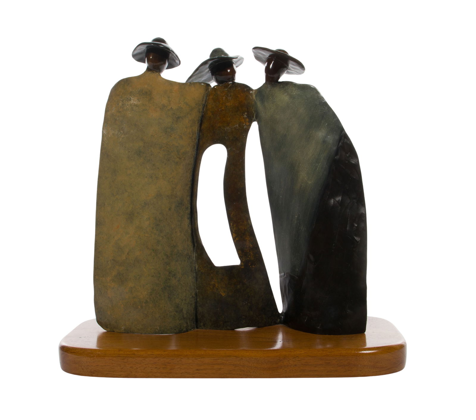 Guilloume (Columbian, b.1957) 'Three Options' Bronze Sculpture (1 of 4)