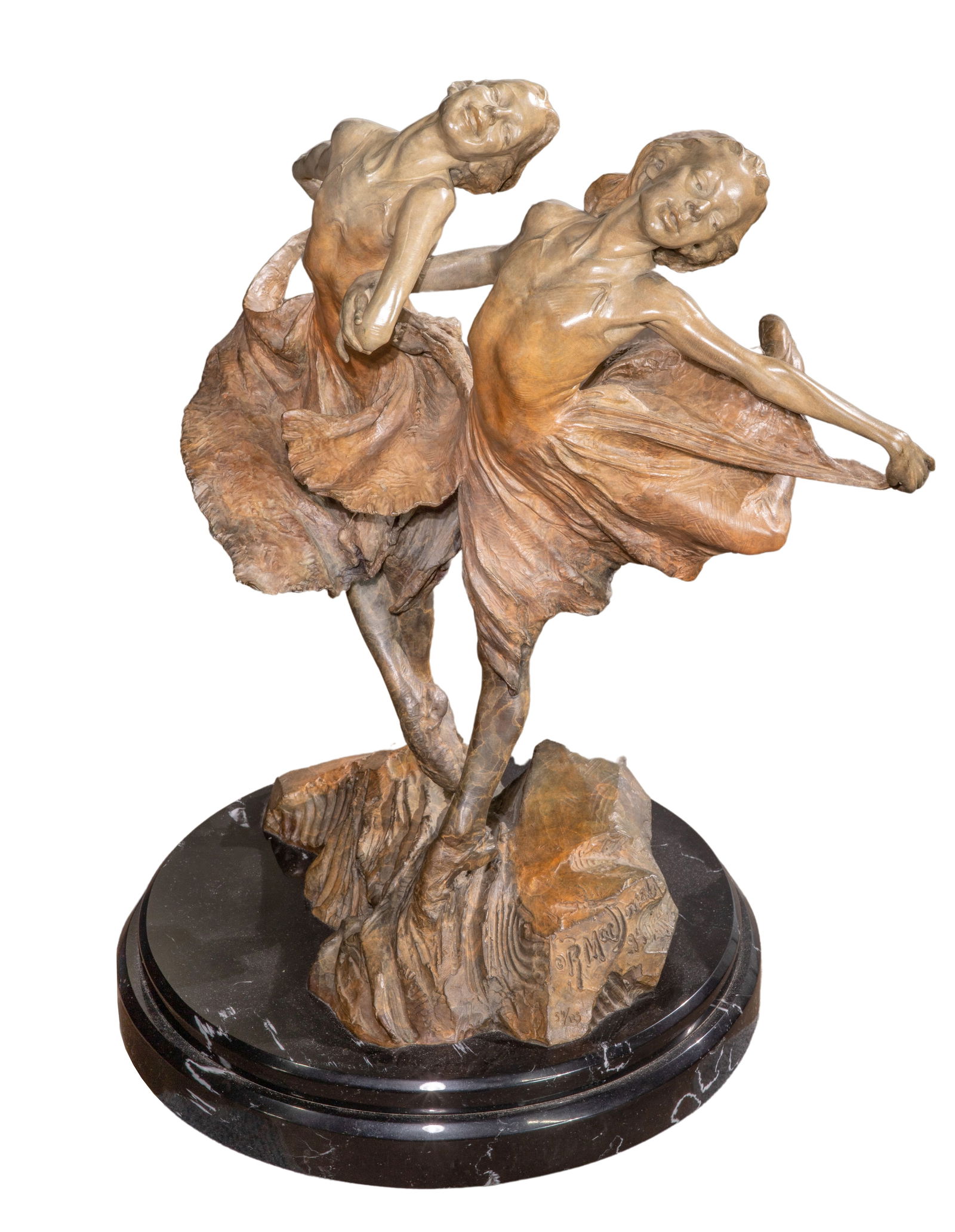 Richard Macdonald (American, b.1946) 'Sisters' Bronze Sculpture (1 of 4)