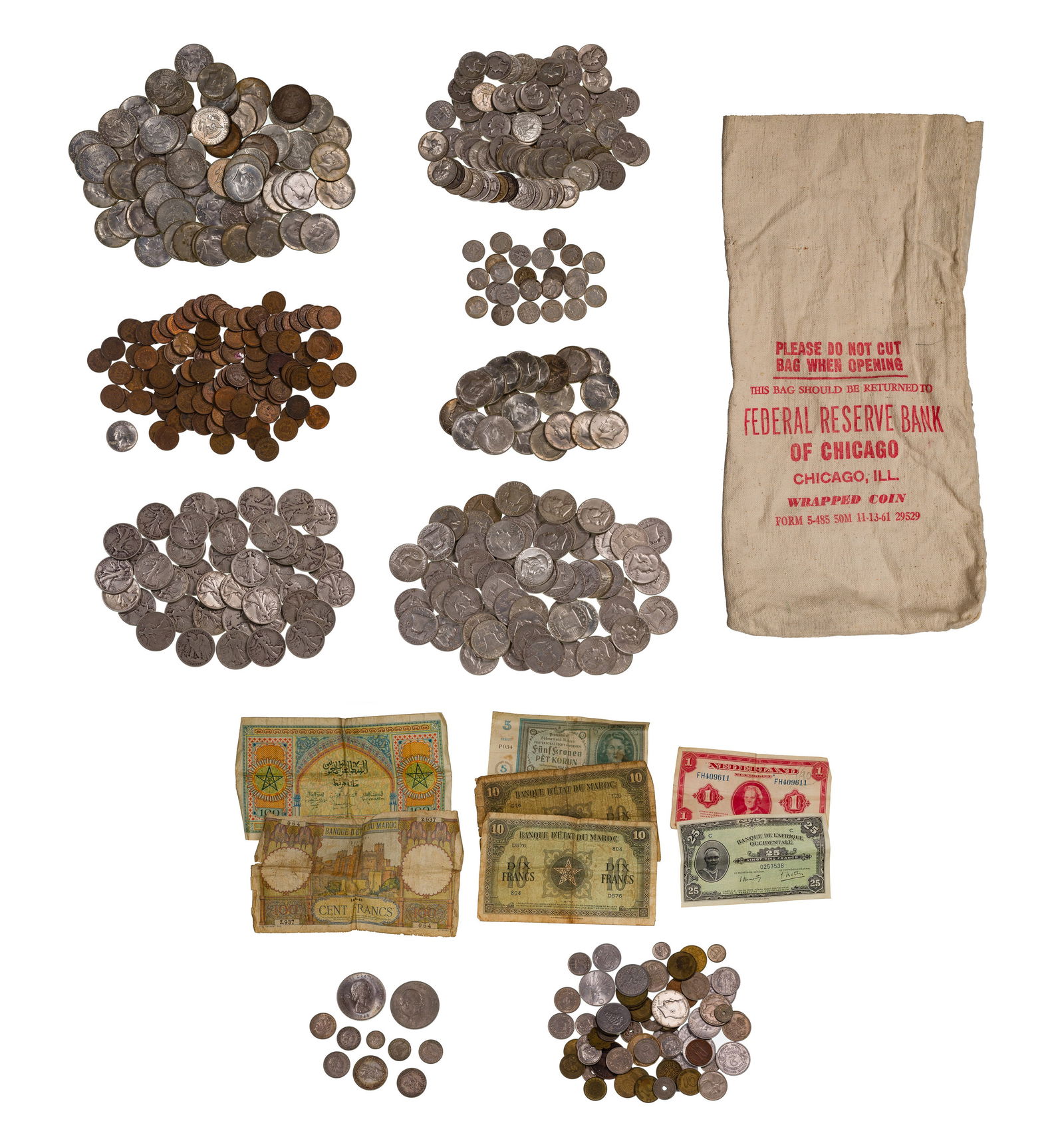 Silver 50c, 25c and 10c Assortment (1 of 5)