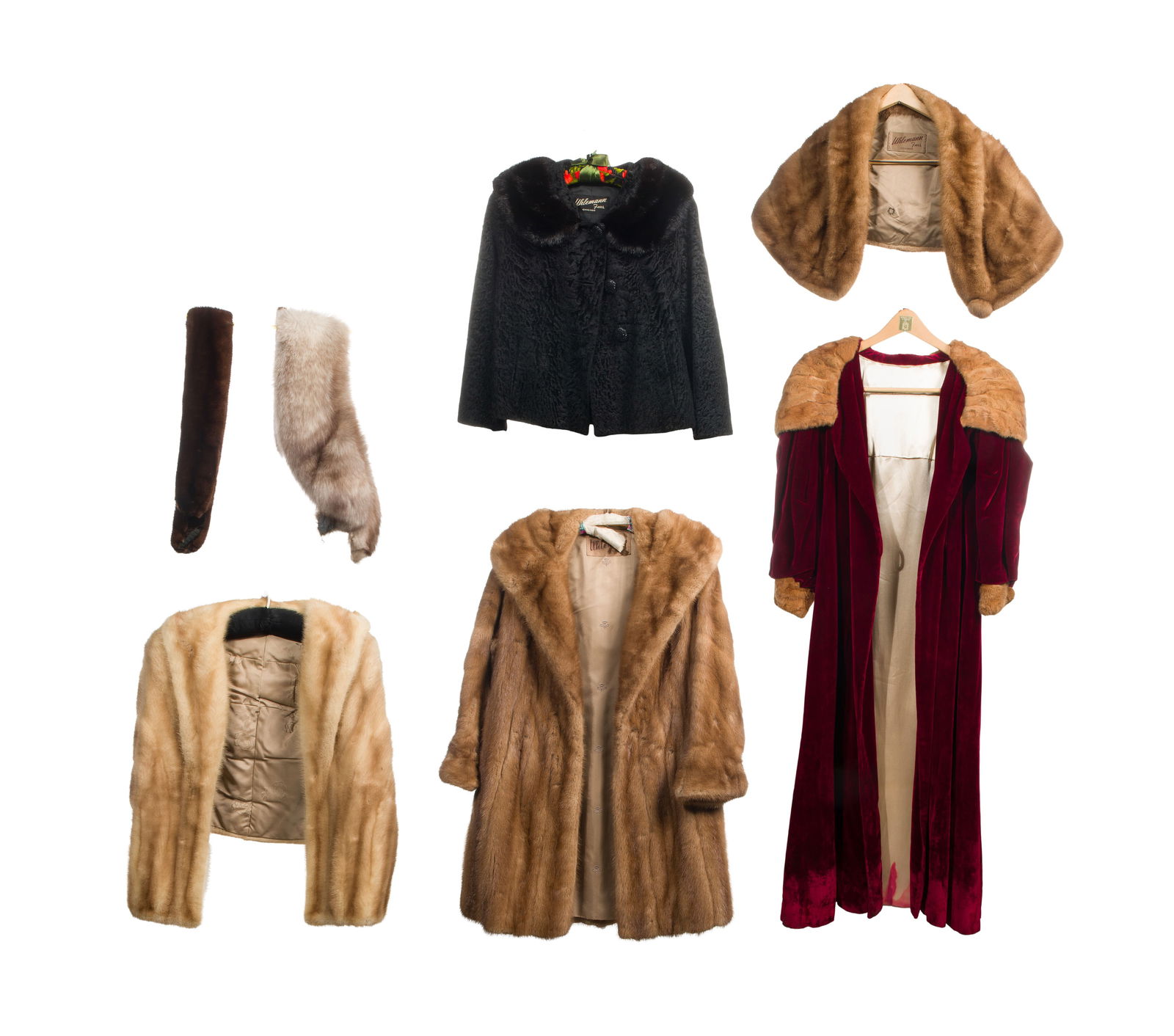 Fur Coat and Accessory Assortment (1 of 1)