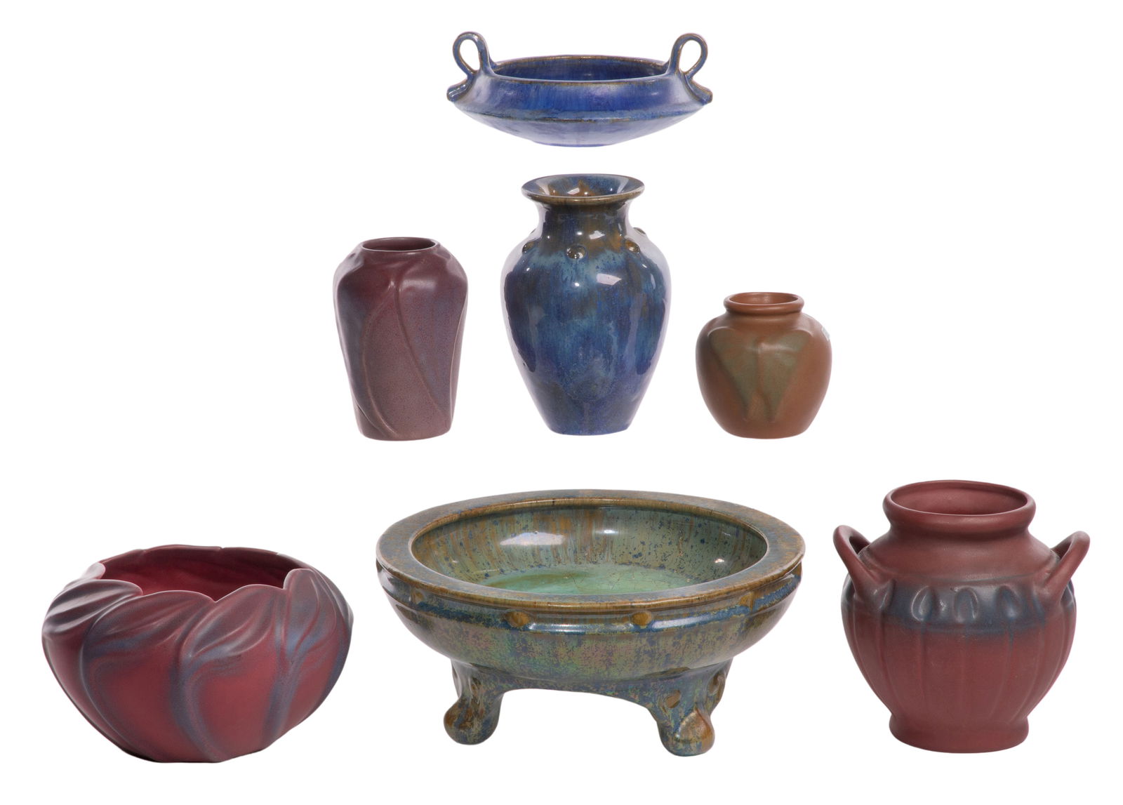 Van Briggle and Fulper Pottery Assortment (1 of 1)