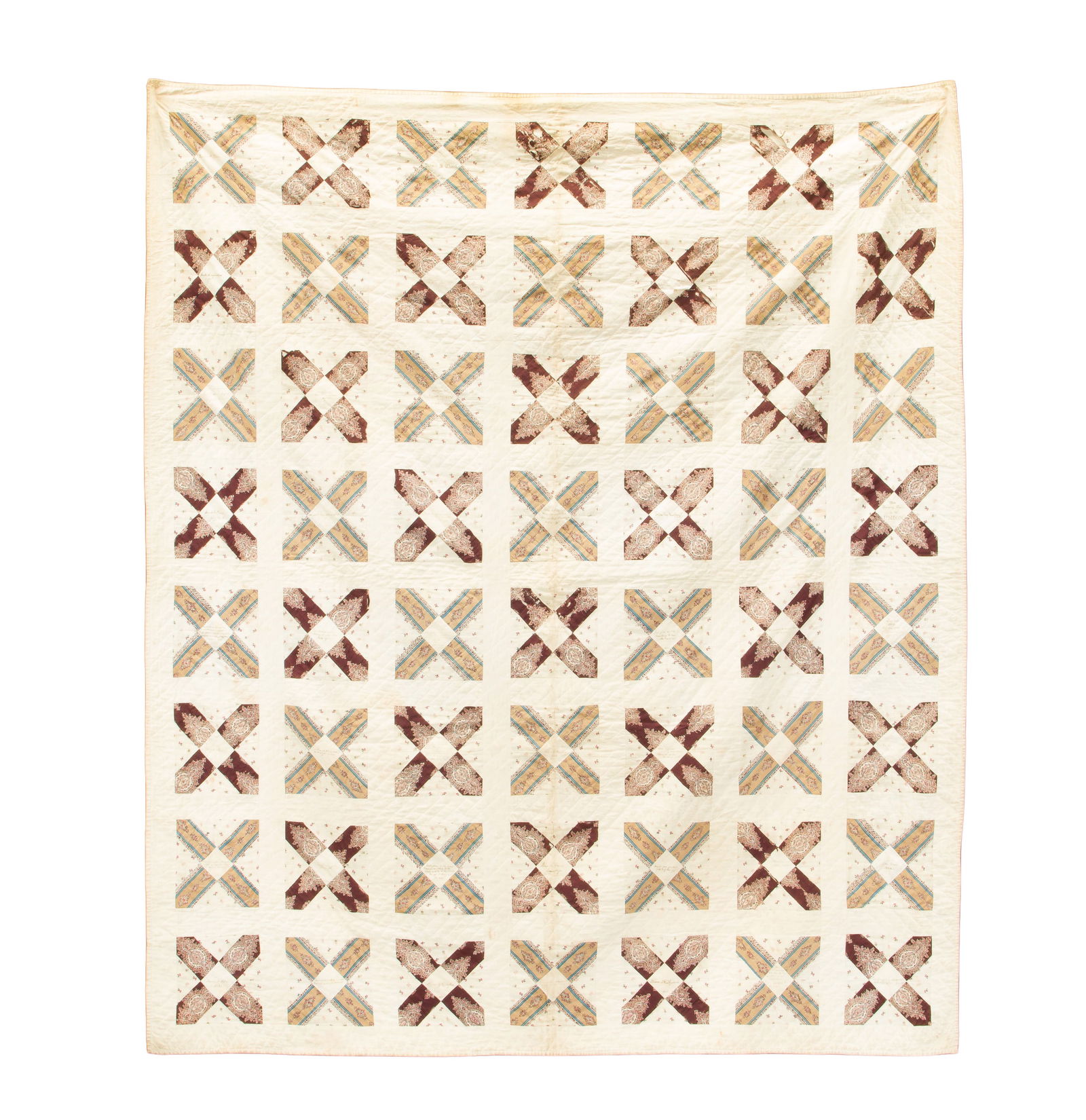 1863 Civil War Patchwork Quilt (1 of 4)