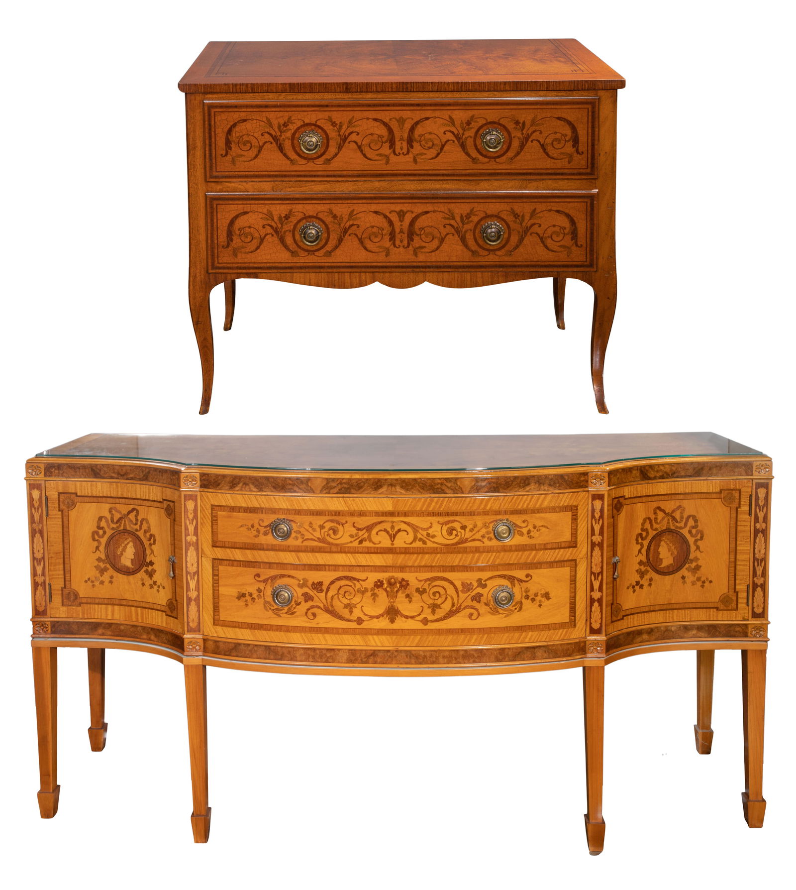 Royal Furniture Company Sideboard and Two Drawer Chest (1 of 9)