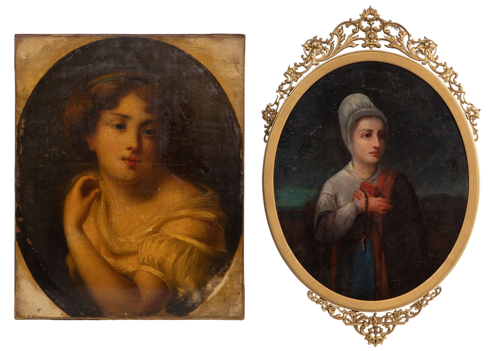 School of Jean Baptiste Greuze (French, 19th Century) Oils on Canvas (1 of 5)