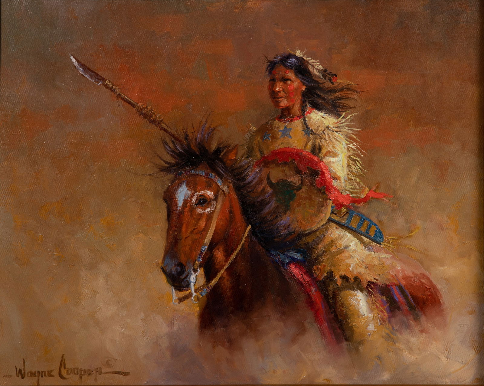 Wayne Cooper (American, b.1942) Oil on Canvas (1 of 4)