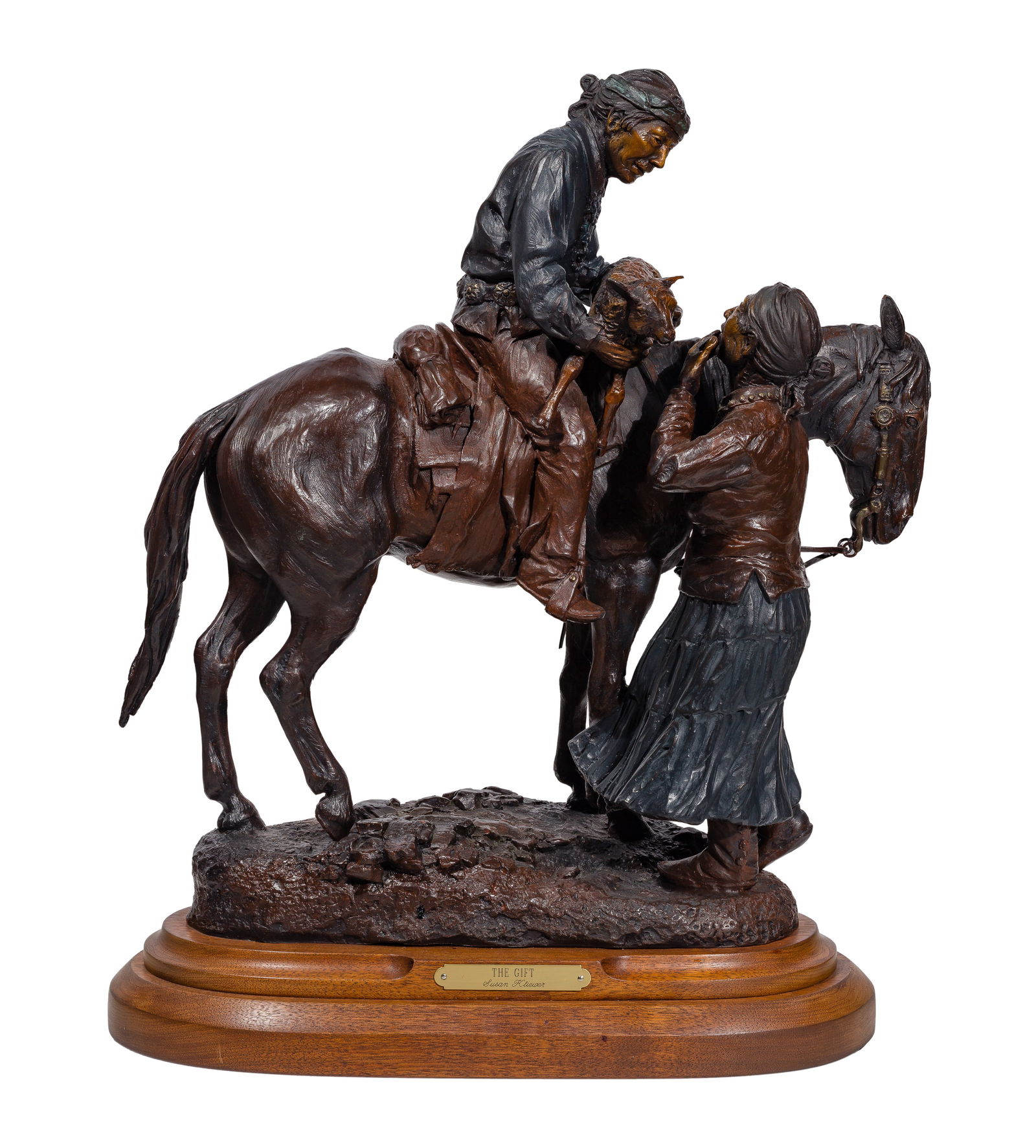 Susan Kliewer (American, b.1940) 'The Gift' Bronze Sculpture (1 of 6)