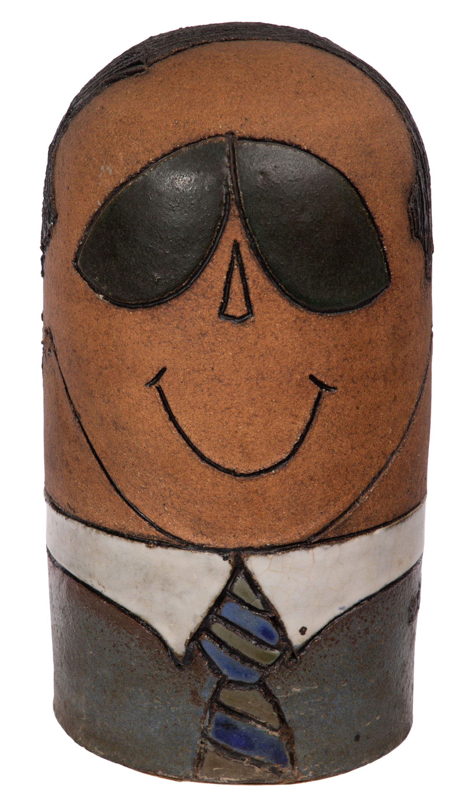 Raul Coronel (American / Mexican, 1926-2022) Ceramic Bust (1 of 7)