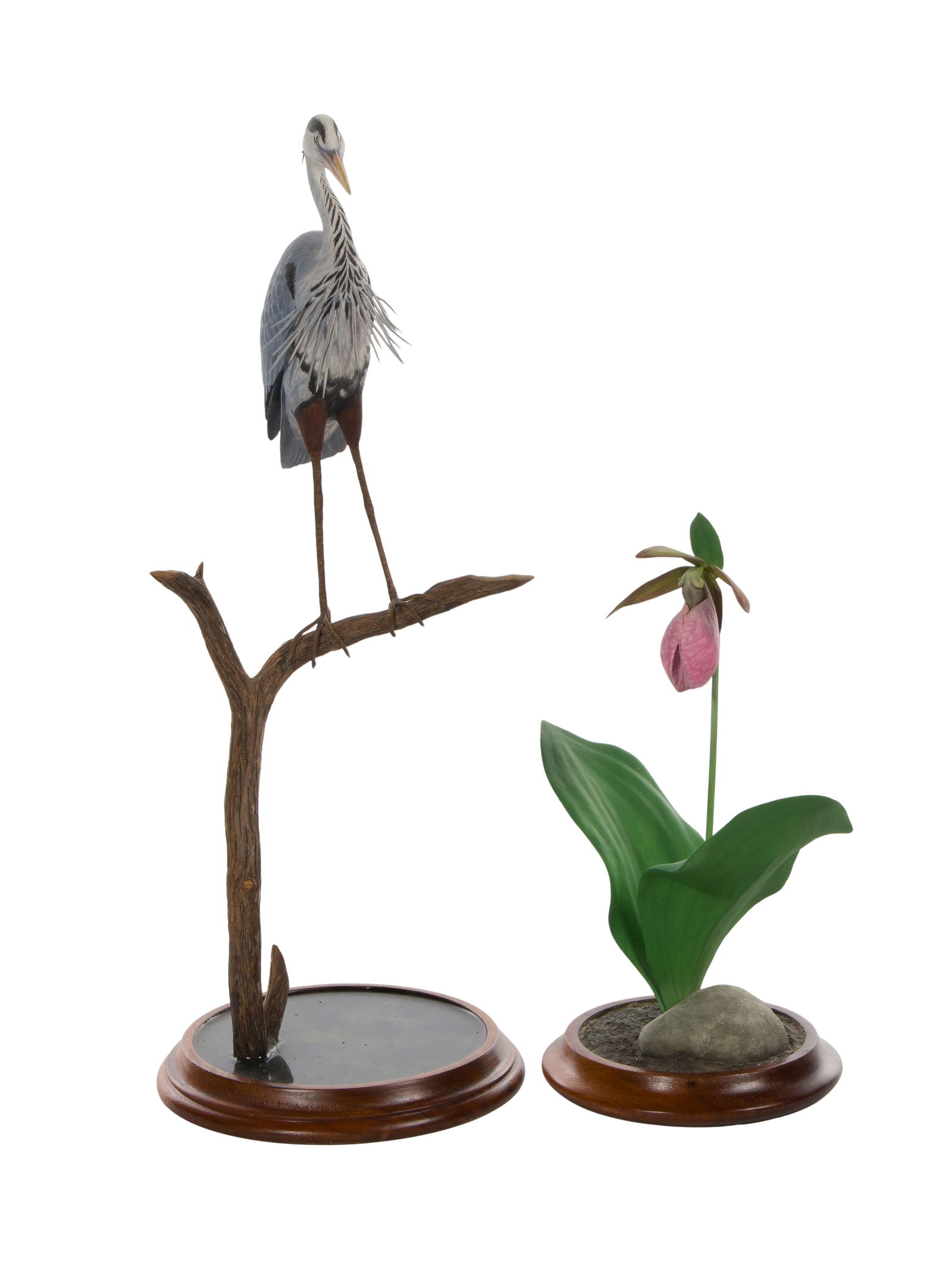 Jim Sams (American, 20th Century) Carved Wood Sculptures (1 of 2)