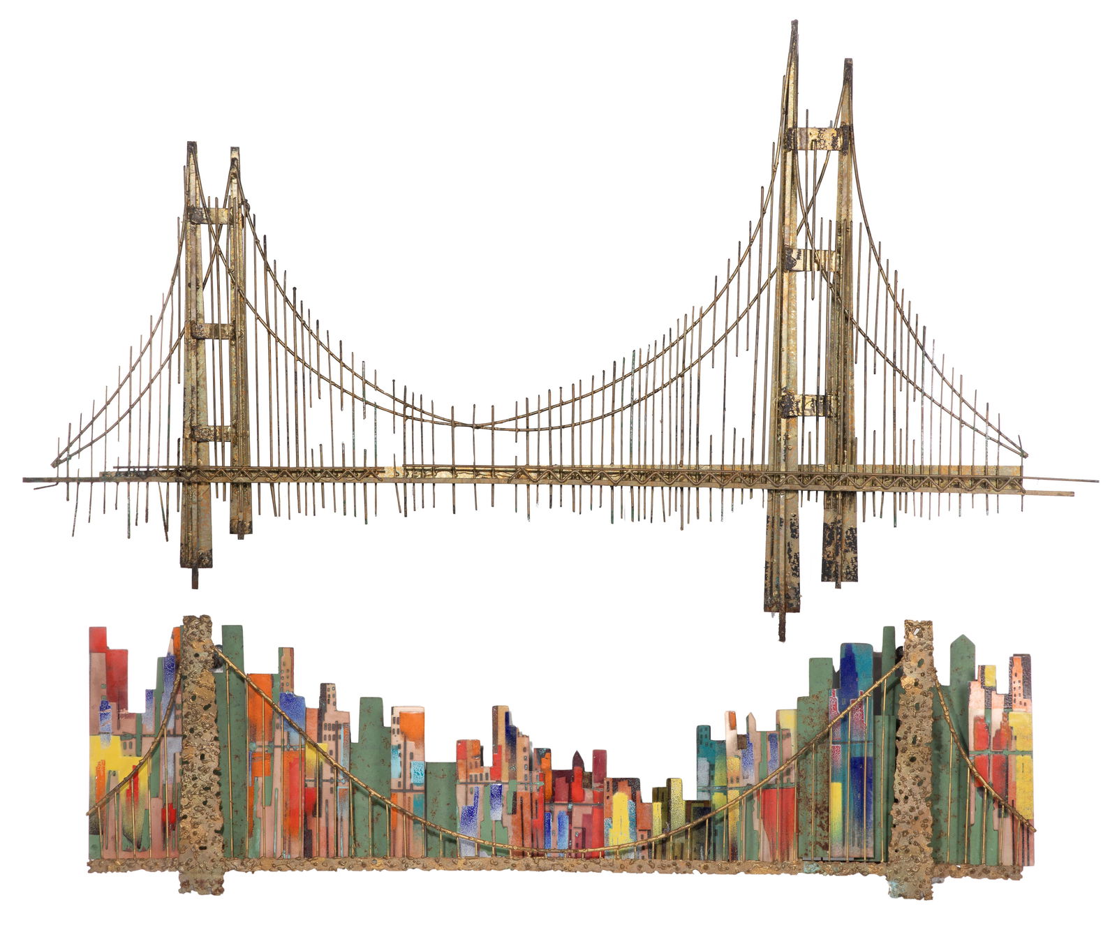 Curtis Jere (American, 20th Century) Bridge Wall Sculptures (1 of 7)