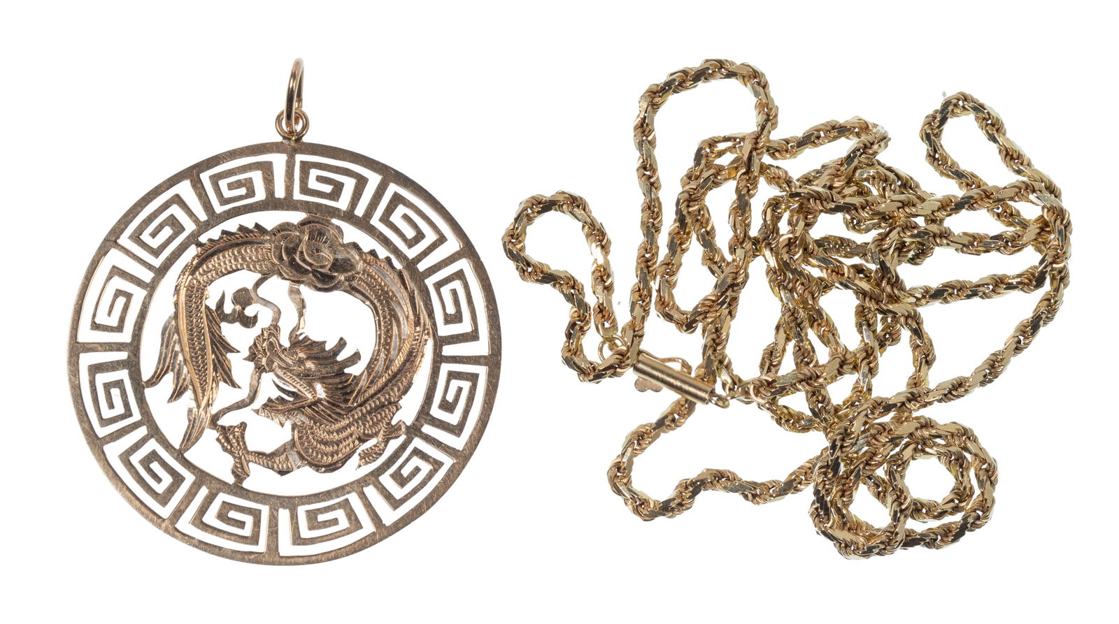 14k Yellow Gold Necklace and Pendant (1 of 1)