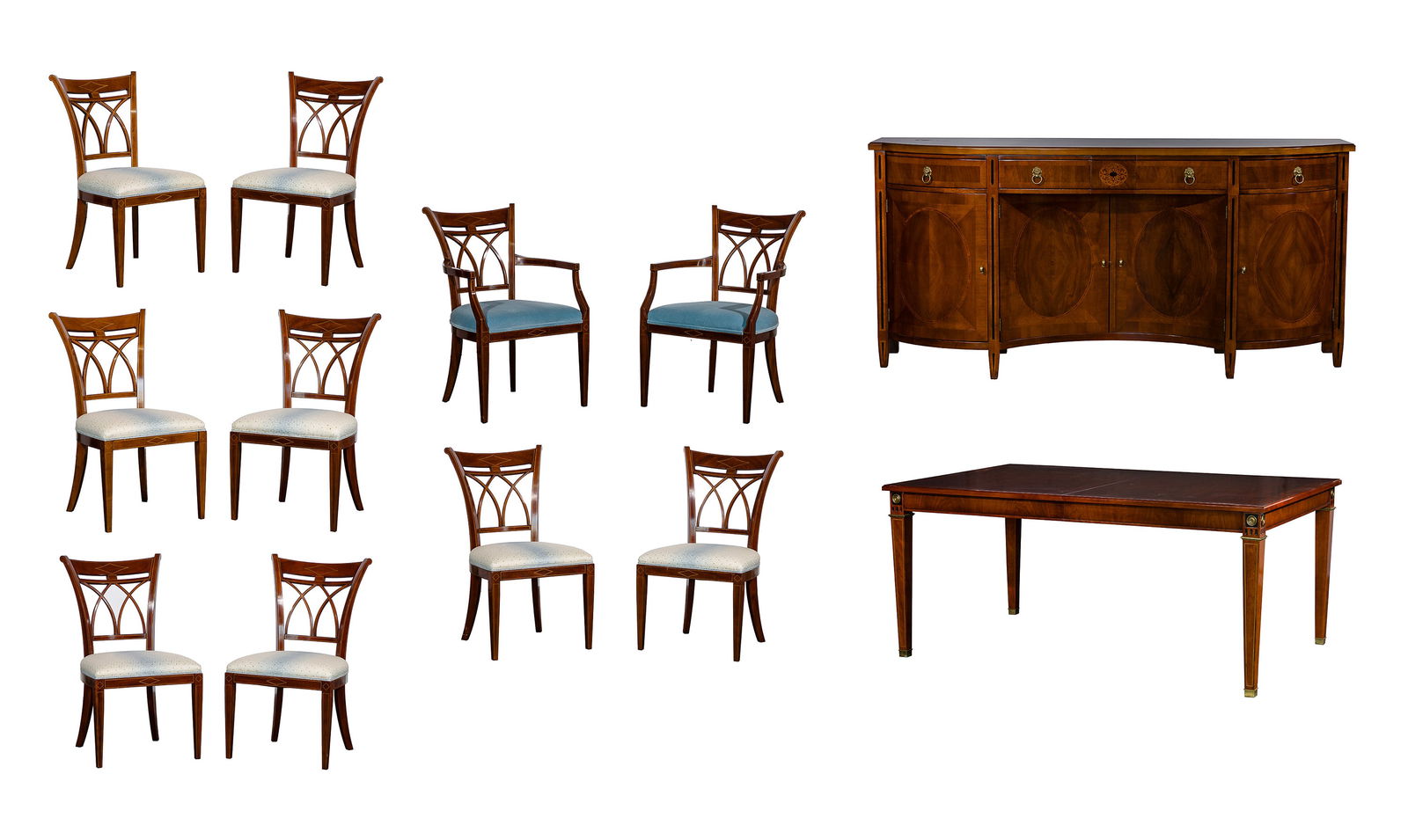 Widdicomb Neoclassical Style Dining Suite (1 of 8)