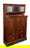 American Cabinet Company Mahogany Dental Cabinet
