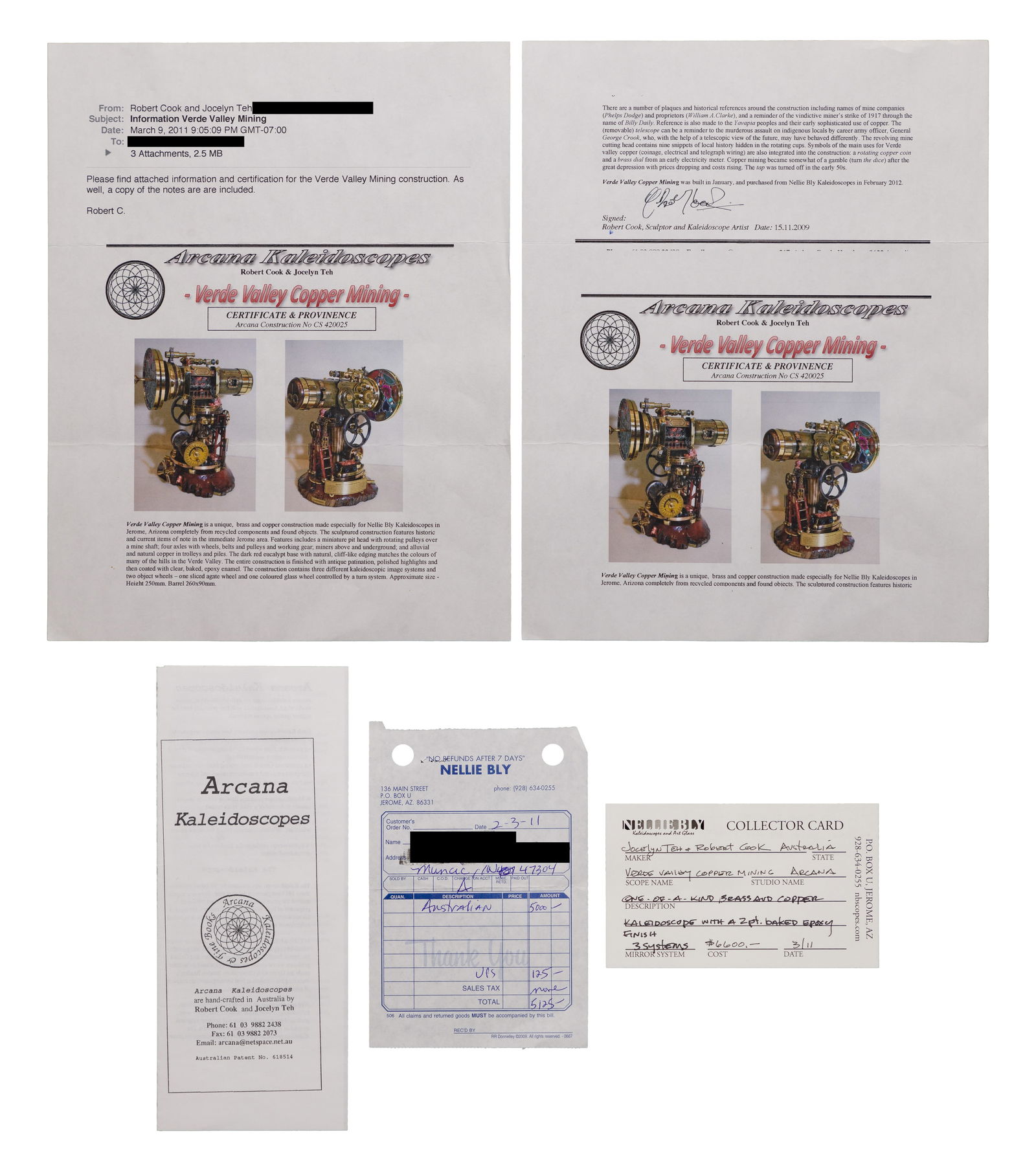 Nellie Bly 'Verde Valley Copper Mining' Kaleidoscope (1 of 3)