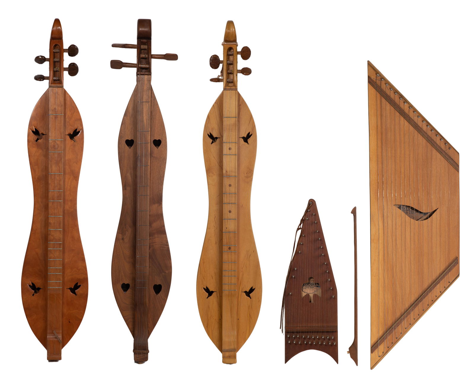 Hand Carved String Instrument Assortment (1 of 2)