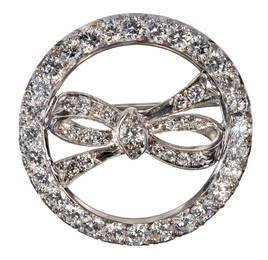 Platinum and Diamond Brooch