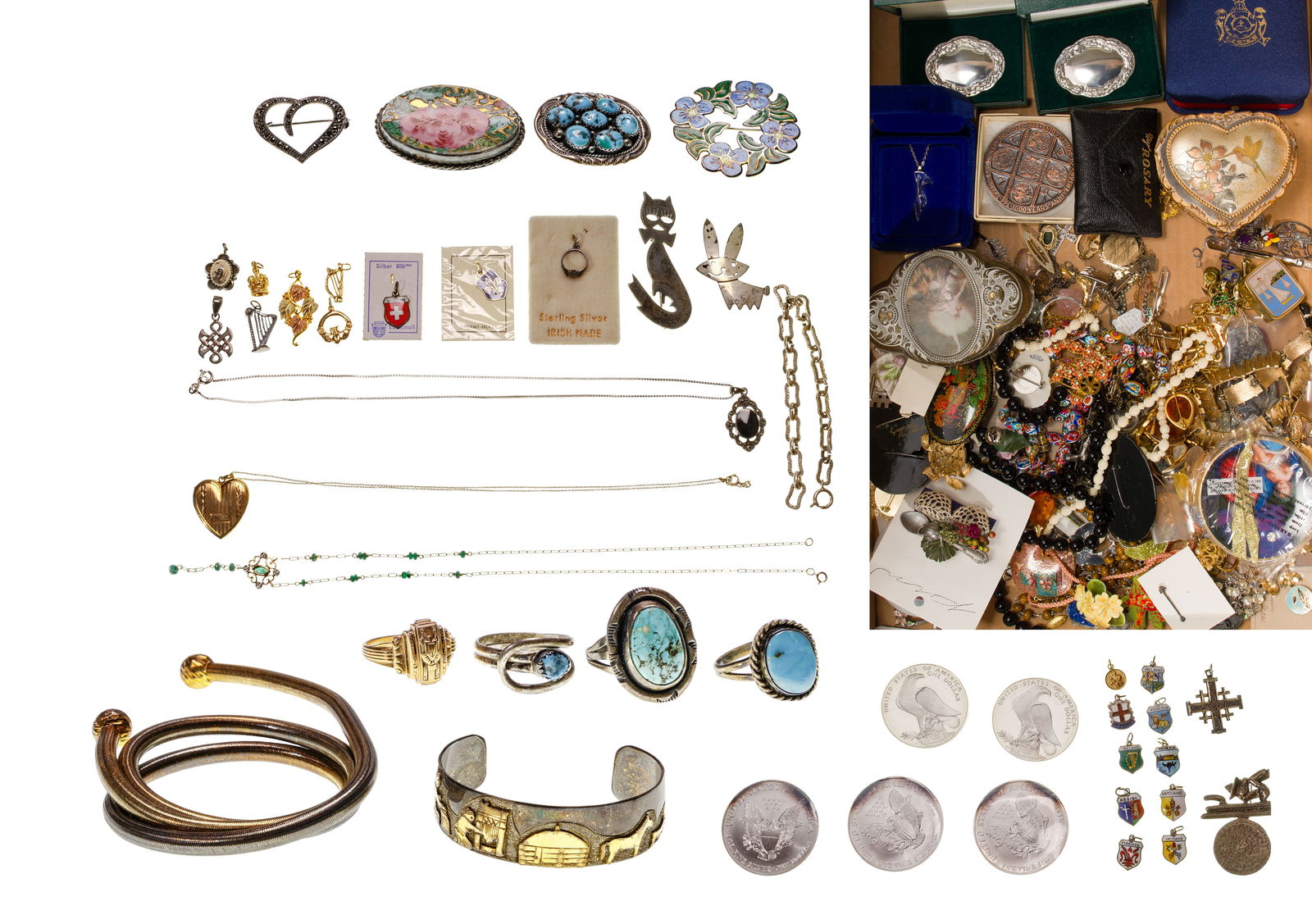 Gold, Silver and Costume Jewelry Assortment (1 of 1)