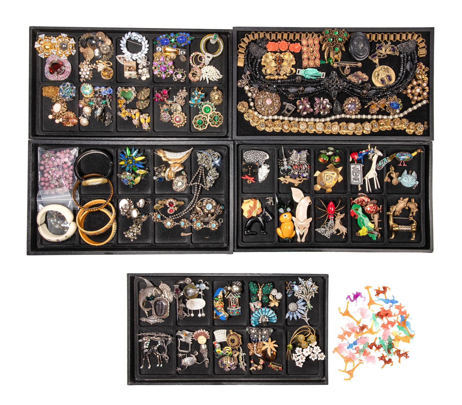 Rhinestone, Animal and Victorian Jewelry Assortment (1 of 3)
