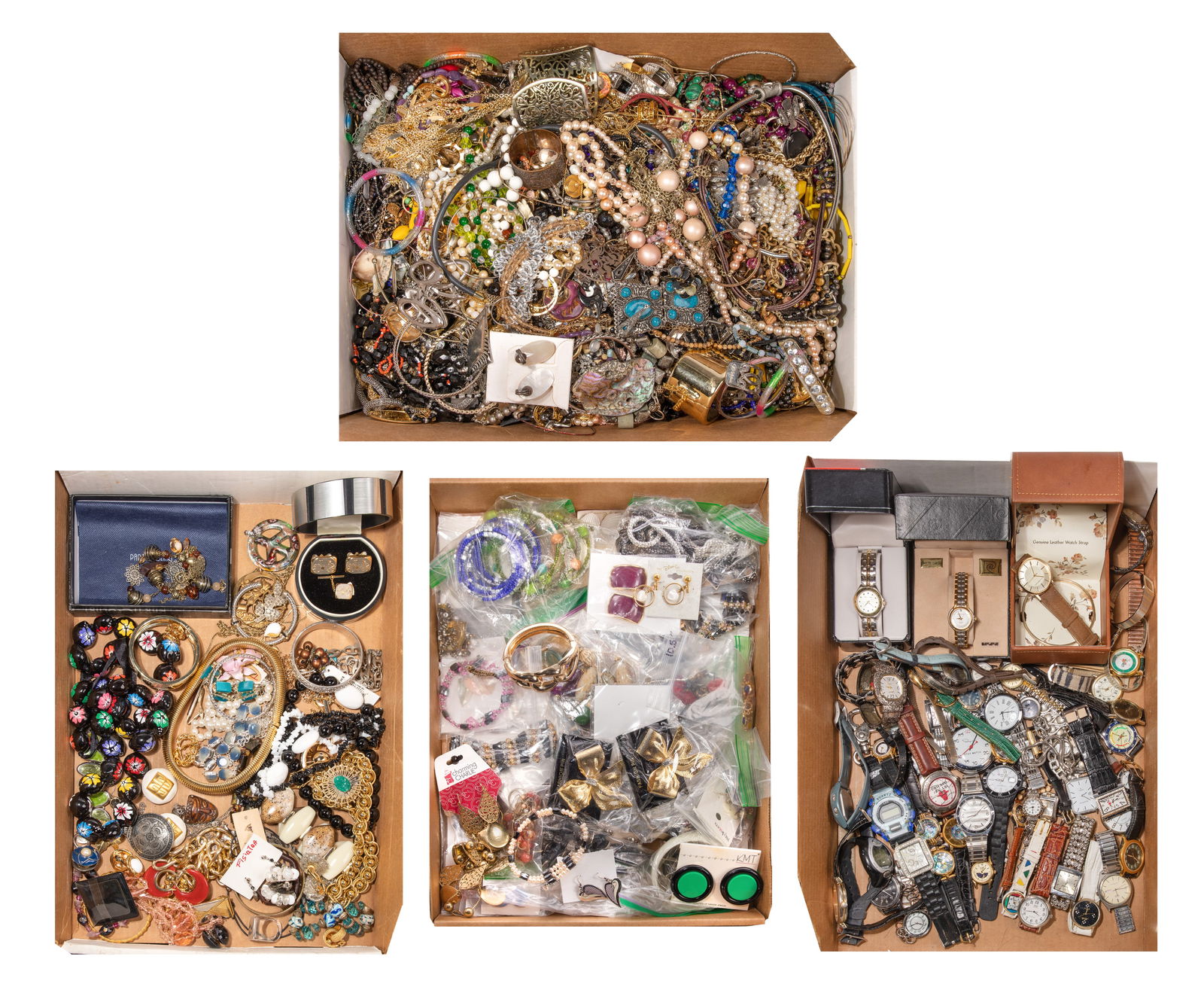 Costume Jewelry and Fashion Wristwatch Assortment (1 of 5)