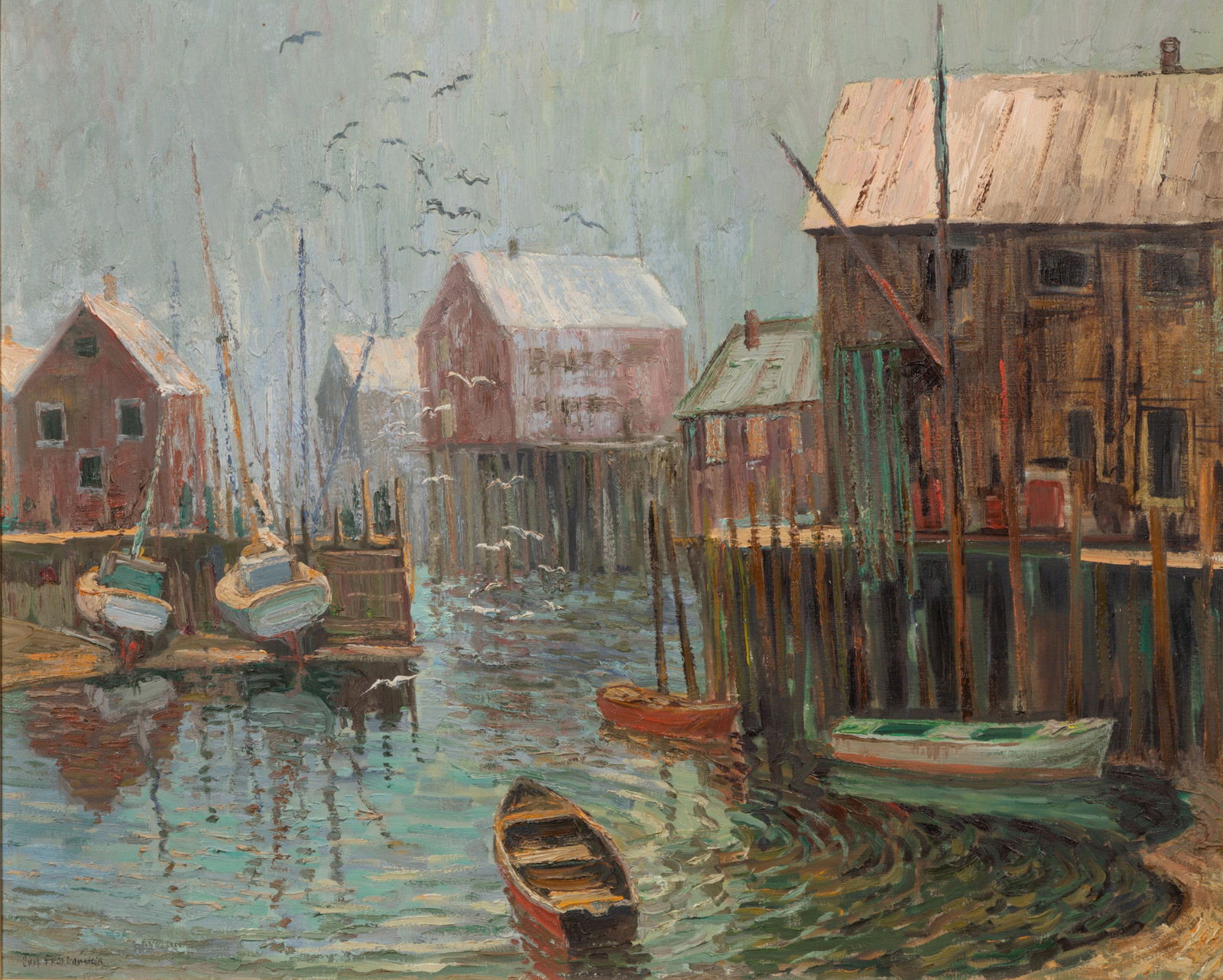 Curt Frankenstein (American, 1920-2009) Oil on Canvas (1 of 4)