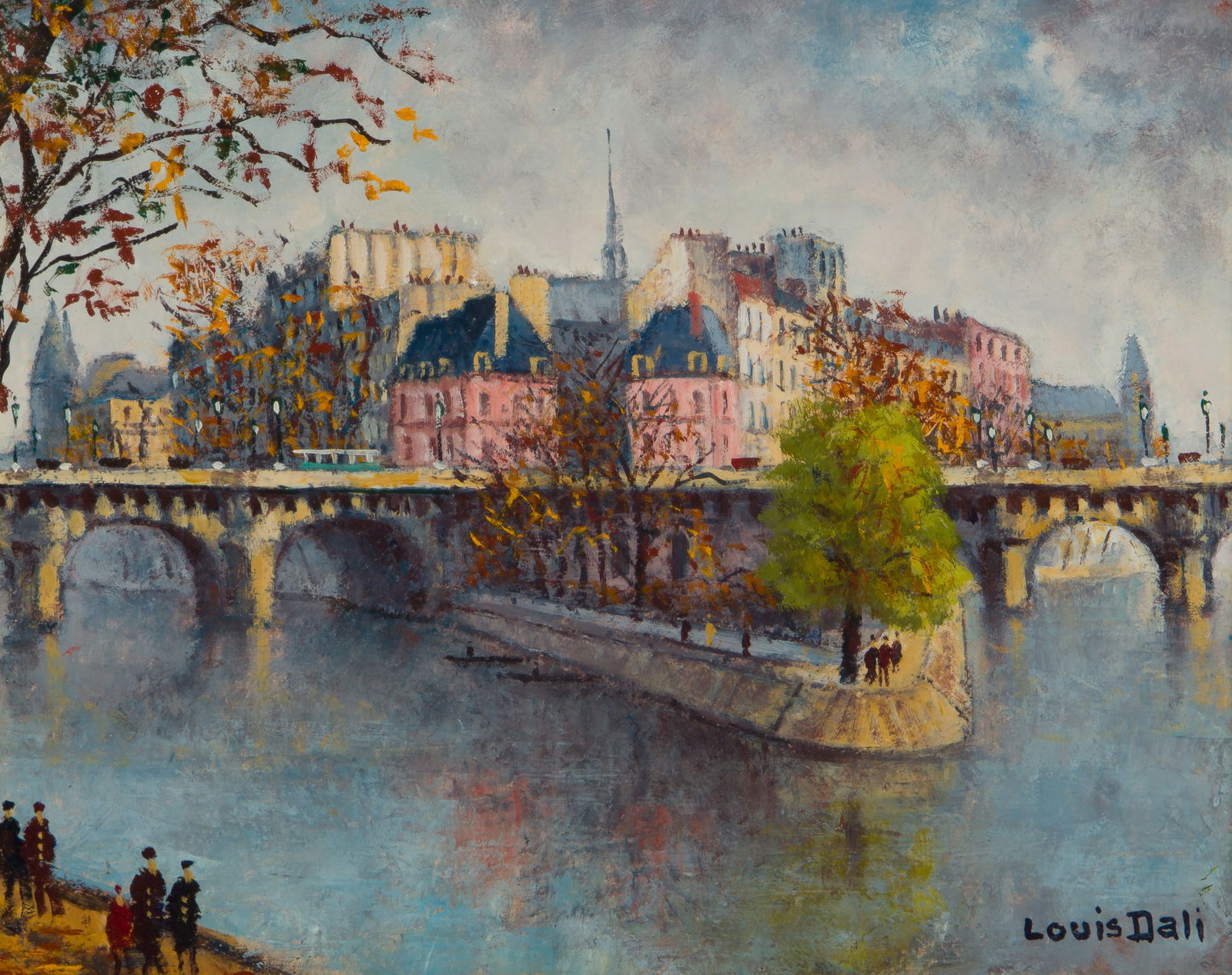 Louis Dali (French, 1905-1994) Oil on Canvas (1 of 4)