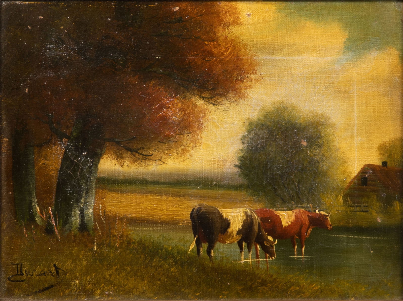 Jacques Durant (French, 19th/20th Century) Oil on Canvas (1 of 7)