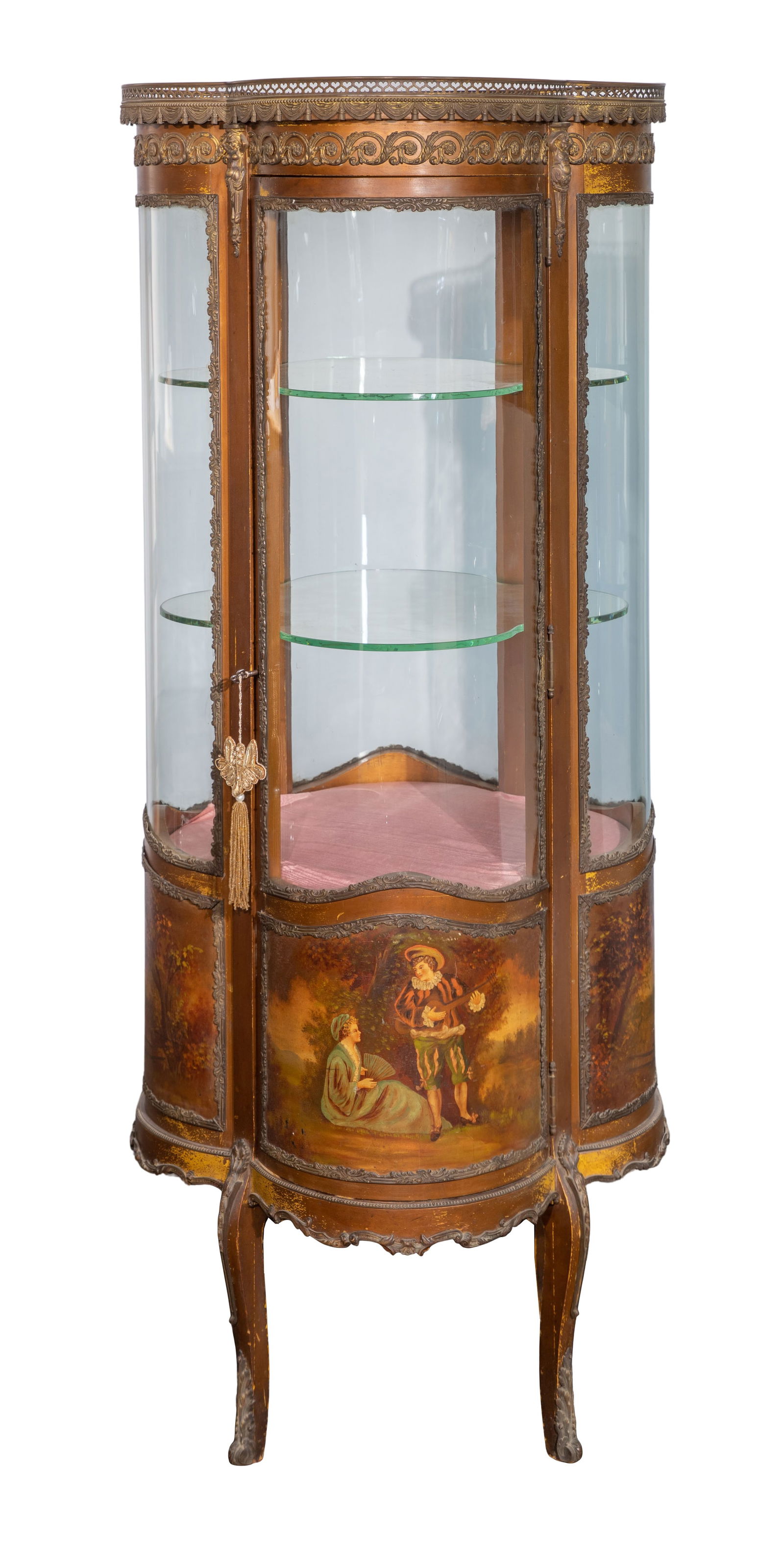 Louis XVI Style Vitrine Cabinet (1 of 10)