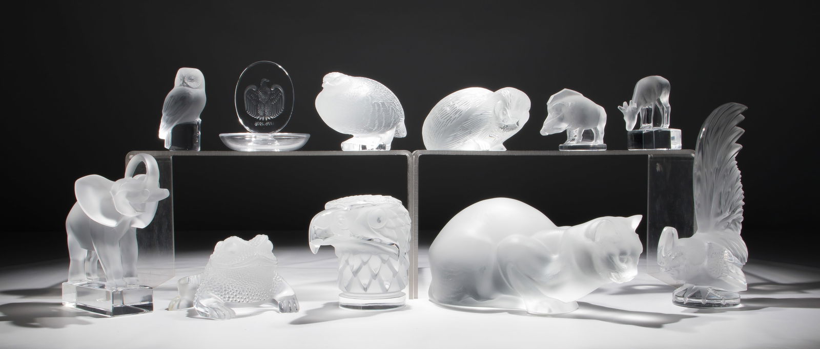 Lalique Crystal Animal Assortment (1 of 3)