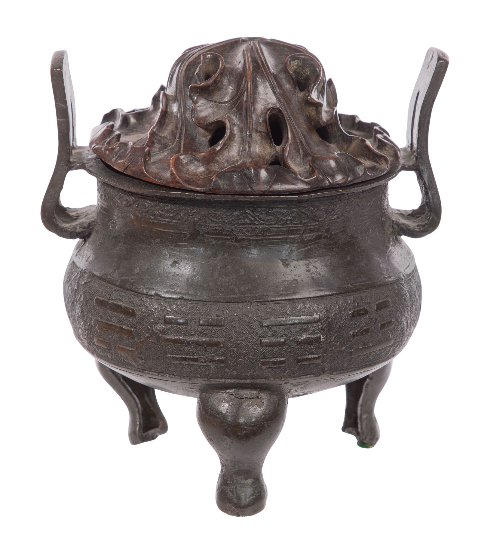 Chinese Qing Style Bronze Censer (1 of 9)