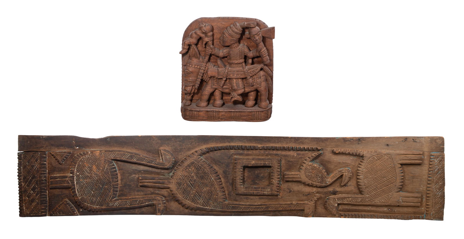 African Carved Wood Panels (1 of 5)