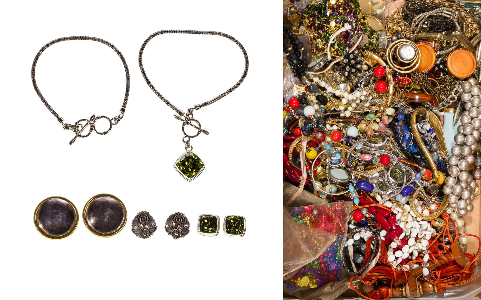 Sterling Silver and Costume Jewelry Assortment (1 of 1)