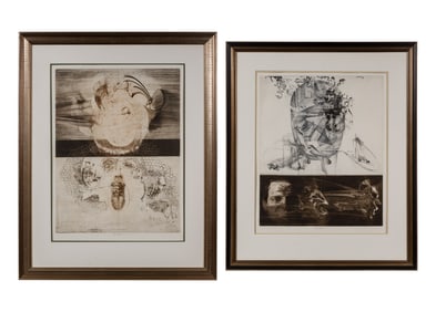 Jiri Anderle (Czech, b.1936) Etchings