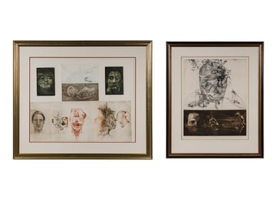 Jiri Anderle (Czech, b.1936) Etchings